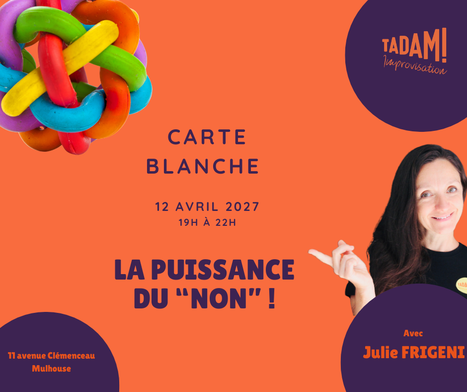 Carte blanche - Julie FRIGENI - La puissance du "Non"