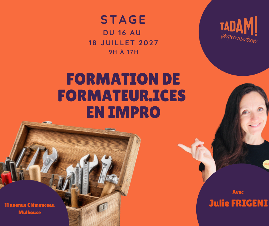 Formation de formateur.ices en impro - Julie FRIGENI