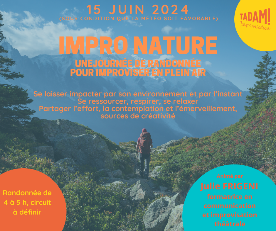 Stage d'impro "Nature et exploration" - 15 juin 2024