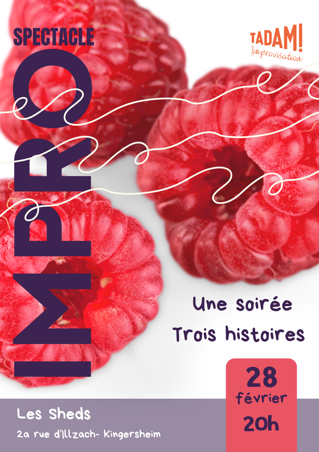 Spectacle d'impro : une soirée, trois histoires - 28 février 2026