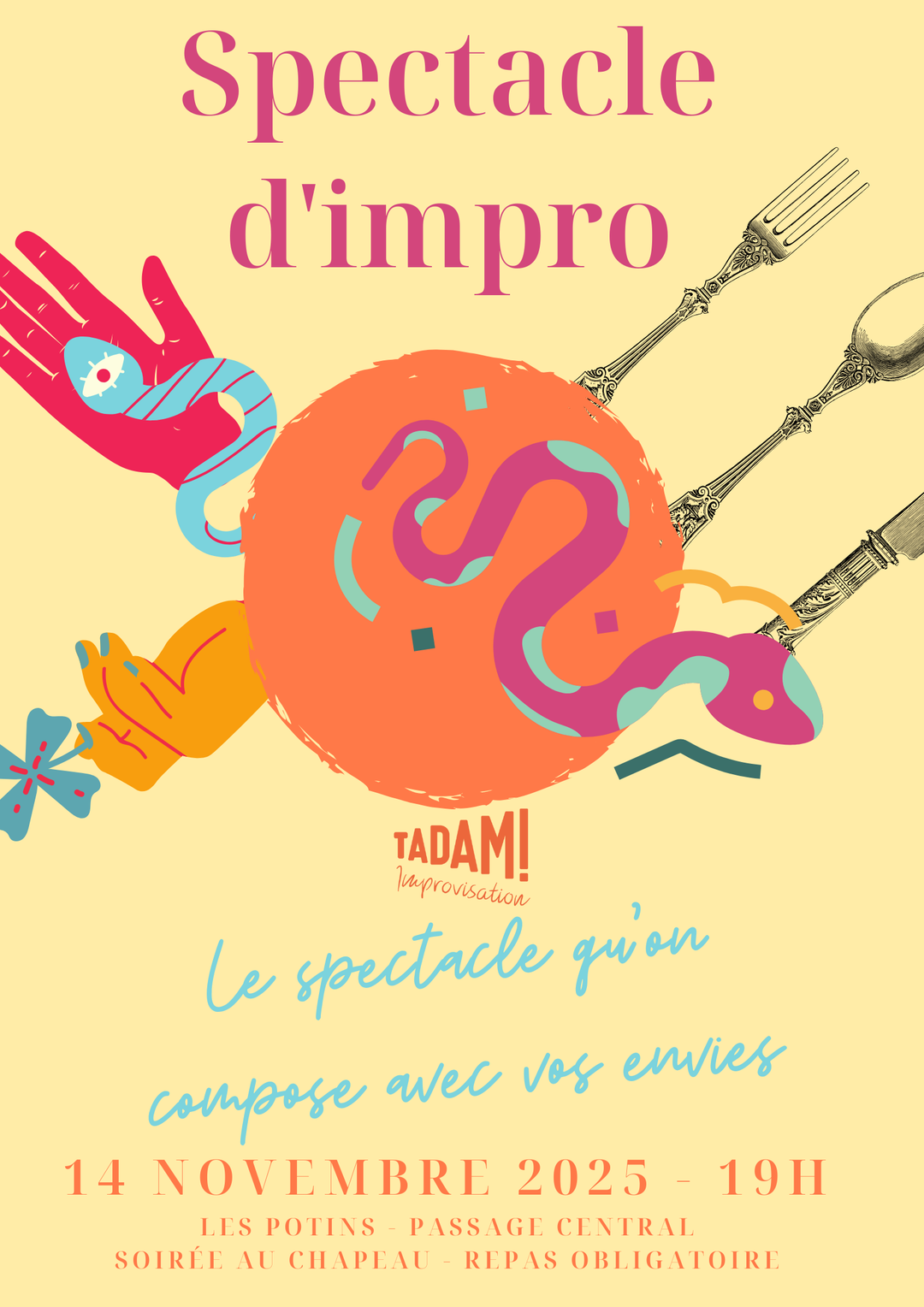 Spectacle improvisé - 14 novembre 2025