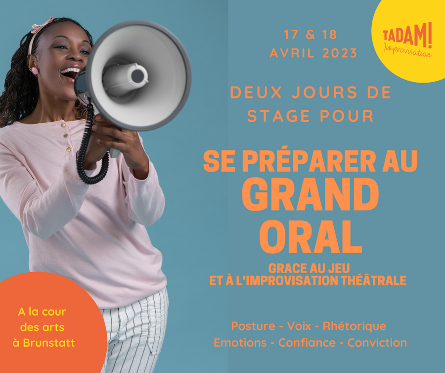 Stage de préparation au Grand Oral via l'improvisation théâtrale